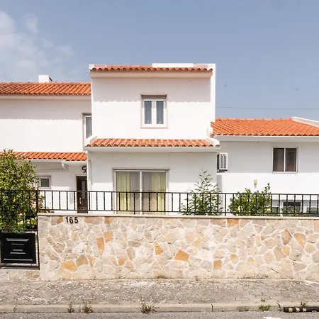 With Garden And Barbecue Nazare