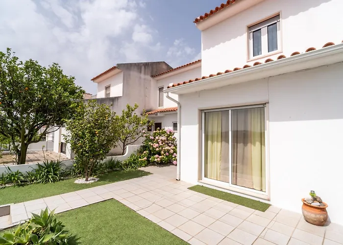 With Garden And Barbecue